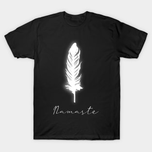 Bohemian Feather Namaste T-Shirt
